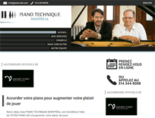 Tablet Screenshot of pianotechniquemontreal.com
